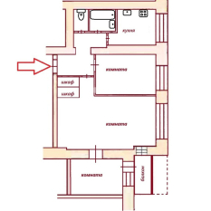 3-к квартира | 54.10 м² | 2 - 9 эт. 00