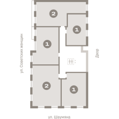 42.00 м² | 8 - 9 эт. 110