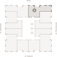 58.00 м² | 6 - 24 эт. 01