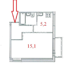 26.70 м² | 2 - 5 эт. 31