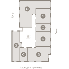 87.00 м² | 2 - 9 эт. 80