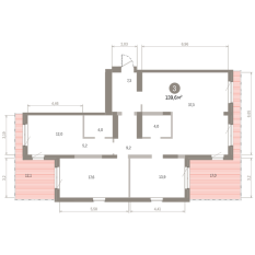 139.00 м² | 16 - 17 эт. 00