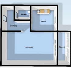 1-к квартира | 27.90 м² | 2 - 9 эт. 31