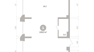 108.00 м² | 13 - 25 эт.