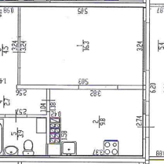1-к квартира | 37.20 м² | 1 - 4 эт. 80