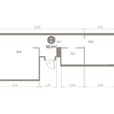 49.00 м² | 2 - 8 эт. 00