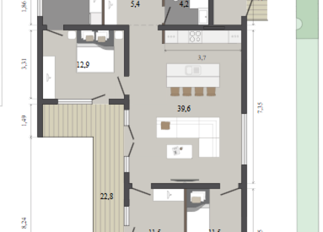 119.20 м²