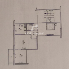 2-к квартира | 36.40 м² | 7 - 9 эт. 41