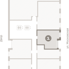 45.00 м² | 3 - 17 эт. 01