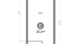 33.00 м² | 8 - 25 эт.