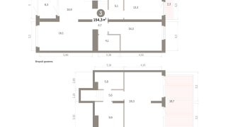 154.00 м² | 2 - 9 эт.
