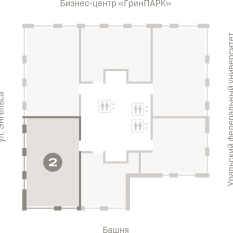 110.00 м² | 13 - 25 эт. 11