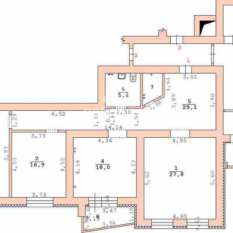 3-к квартира | 124.00 м² | 3 - 16 эт. 80