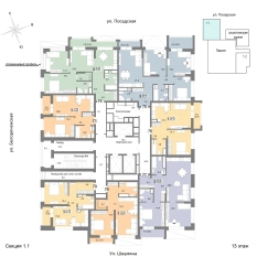 47.70 м² | 13 - 25 эт. 00