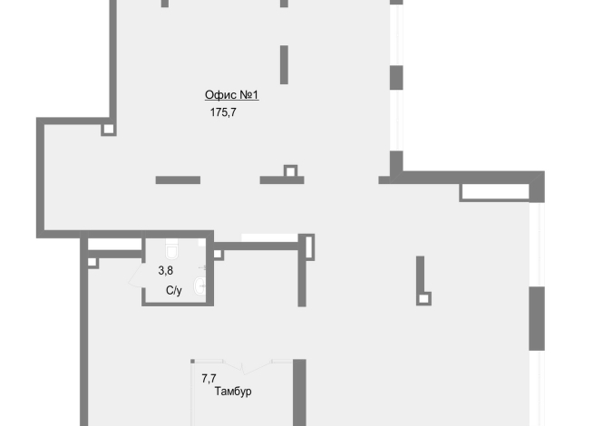 175.70 м² | 1 - 25 эт.