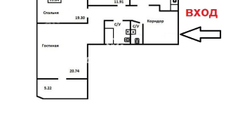 3-к квартира | 84.50 м² | 3 - 16 эт.