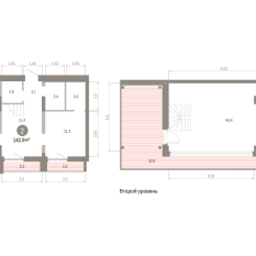 142.00 м² | 8 - 8 эт. 00