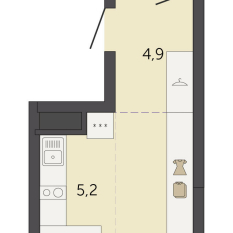 30.20 м² | 9 - 32 эт. 00