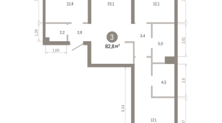 82.00 м² | 2 - 7 эт.