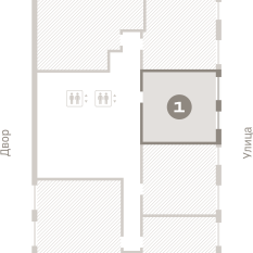 46.00 м² | 2 - 16 эт. 01