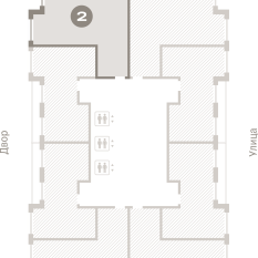 70.00 м² | 22 - 25 эт. 01