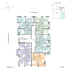 66.60 м² | 4 - 25 эт. 00