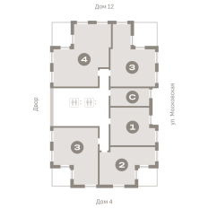 47.00 м² | 15 - 16 эт. 00