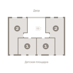 65.00 м² | 3 - 9 эт. 00