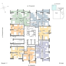 43.90 м² | 22 - 25 эт. 00