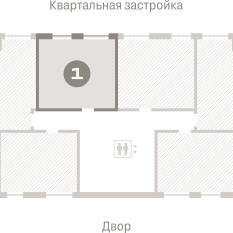 40.00 м² | 3 - 7 эт. 01