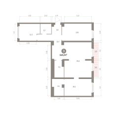 114.00 м² | 2 - 9 эт. 00