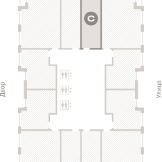 32.00 м² | 20 - 25 эт. 01