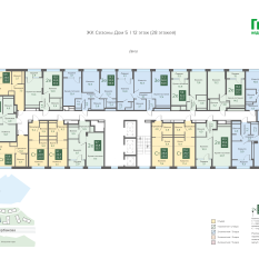 35.99 м² | 12 - 28 эт. 01