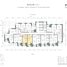 26.27 м² | 10 - 24 эт. 01