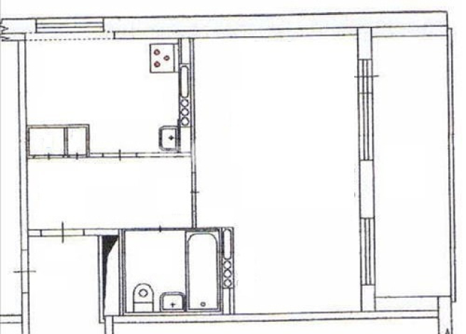1-к квартира | 34.70 м² | 10 - 12 эт.