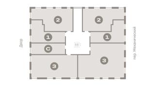 81.00 м² | 2 - 8 эт.