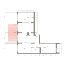 114.00 м² | 2 - 7 эт. 00