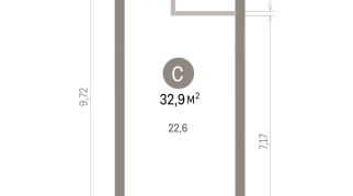 32.00 м² | 19 - 25 эт.