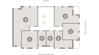 39.00 м² | 9 - 16 эт.