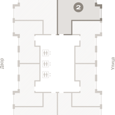 70.00 м² | 23 - 25 эт. 01