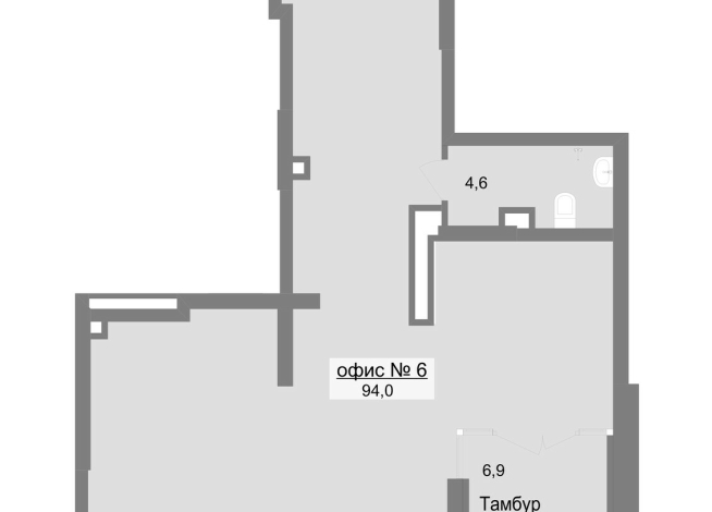 94.00 м² | 1 - 25 эт.