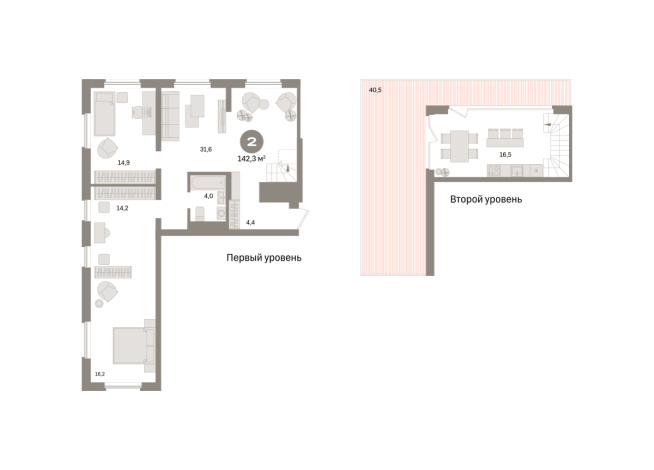 142.00 м² | 7 - 7 эт.