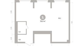 78.00 м² | 4 - 25 эт.