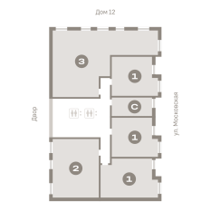130.00 м² | 7 - 16 эт. 00