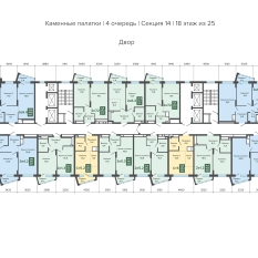 71.67 м² | 18 - 25 эт. 01