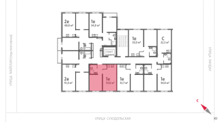 33.60 м² | 5 - 8 эт.