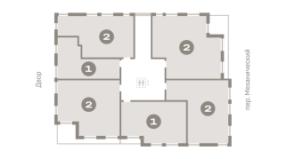 44.00 м² | 7 - 8 эт.