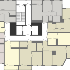 27.90 м² | 16 - 19 эт. 01