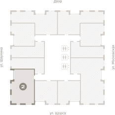 63.00 м² | 19 - 24 эт. 01